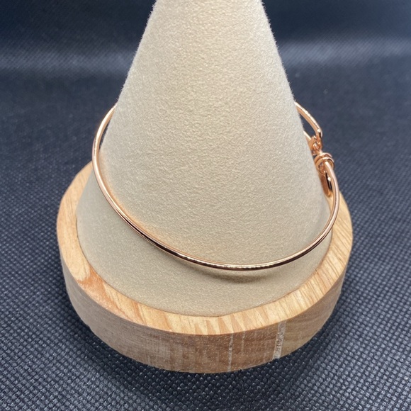 🌙✨ALEX AND ANI🌙✨Moon + Star Night Sky Charm Bangle in Shiny Rose Gold/NWOT - Picture 5 of 7